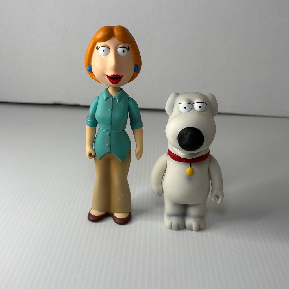 2004 Mezco Family Guy BRIAN & Lois Action Figures
